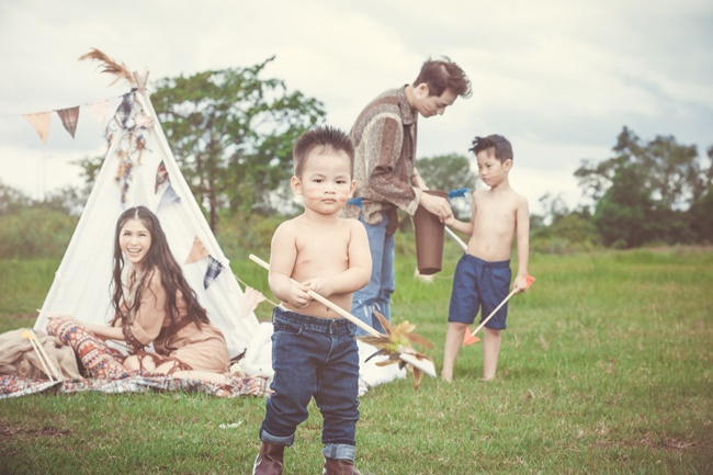 gia dinh dang khoi hoa thanh bo lac tho dan sieu dang yeu