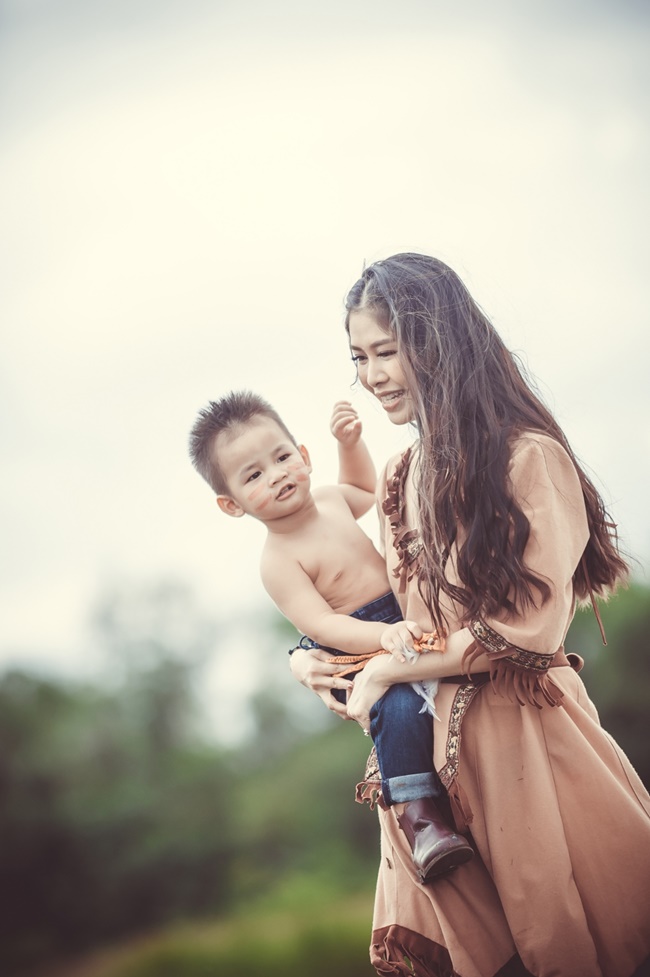 gia dinh dang khoi hoa thanh bo lac tho dan sieu dang yeu