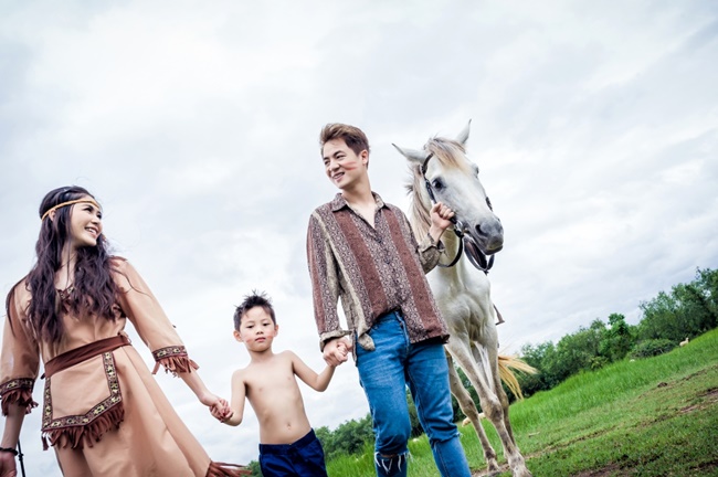 gia dinh dang khoi hoa thanh bo lac tho dan sieu dang yeu