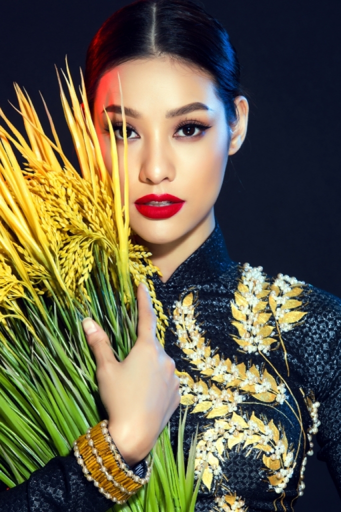 lilly nguyen duyen dang voi bst lua cua minh chau