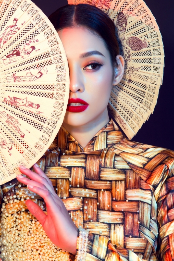 lilly nguyen duyen dang voi bst lua cua minh chau