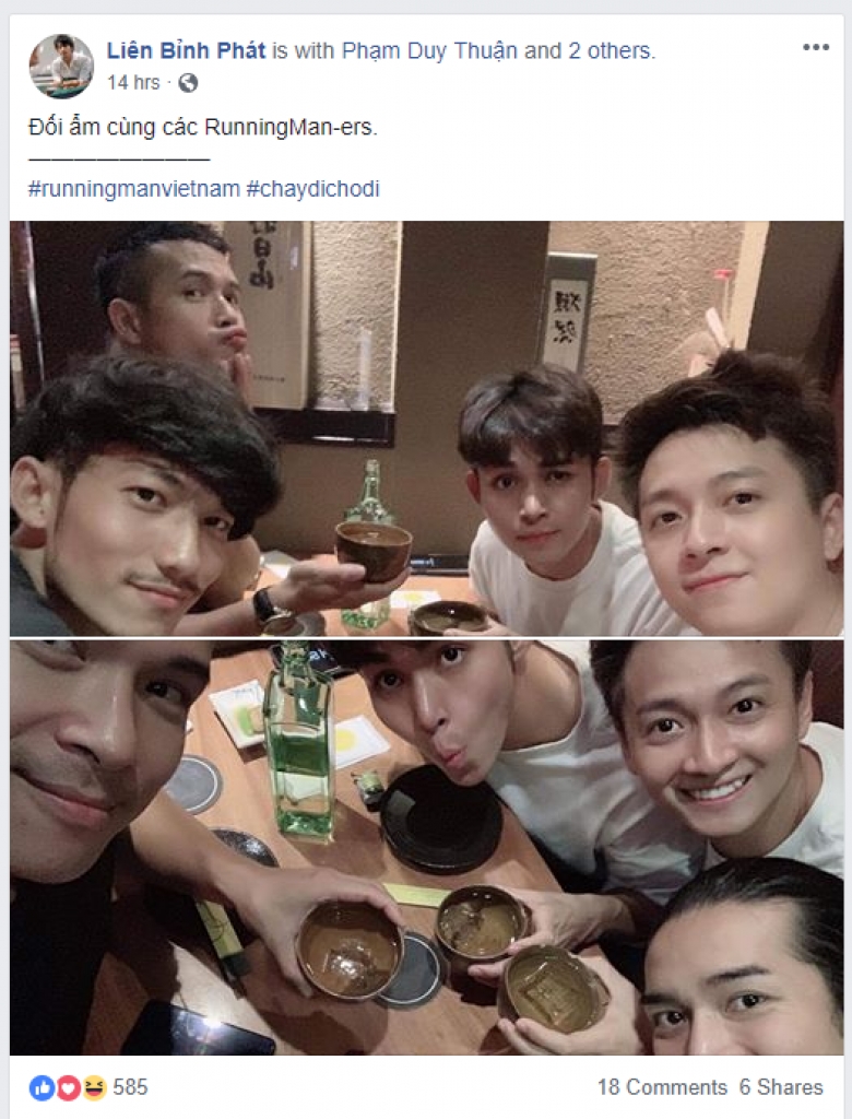 dan cast running man viet nam lap hoi ban than moi cua showbiz