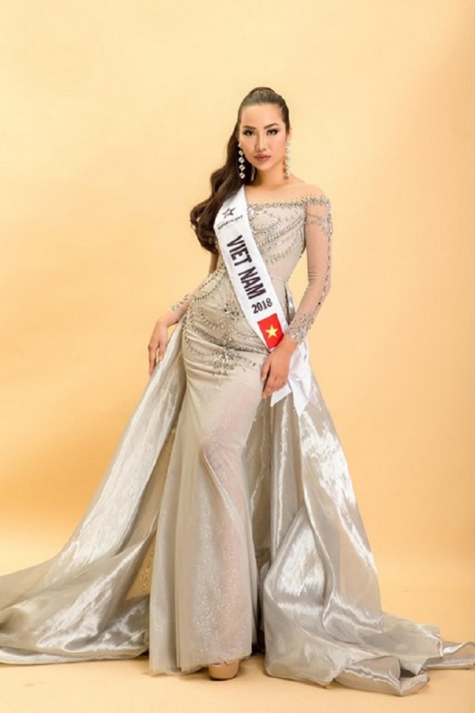 a hau kiko chan len duong sang han quoc du thi miss super talent 2018