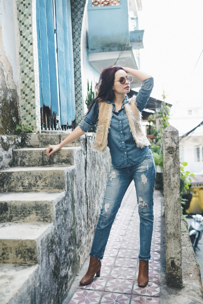 thuy hanh tu tin voi gout thoi trang bui bam