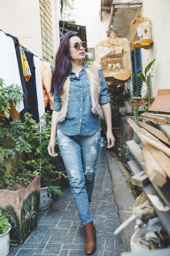 thuy hanh tu tin voi gout thoi trang bui bam