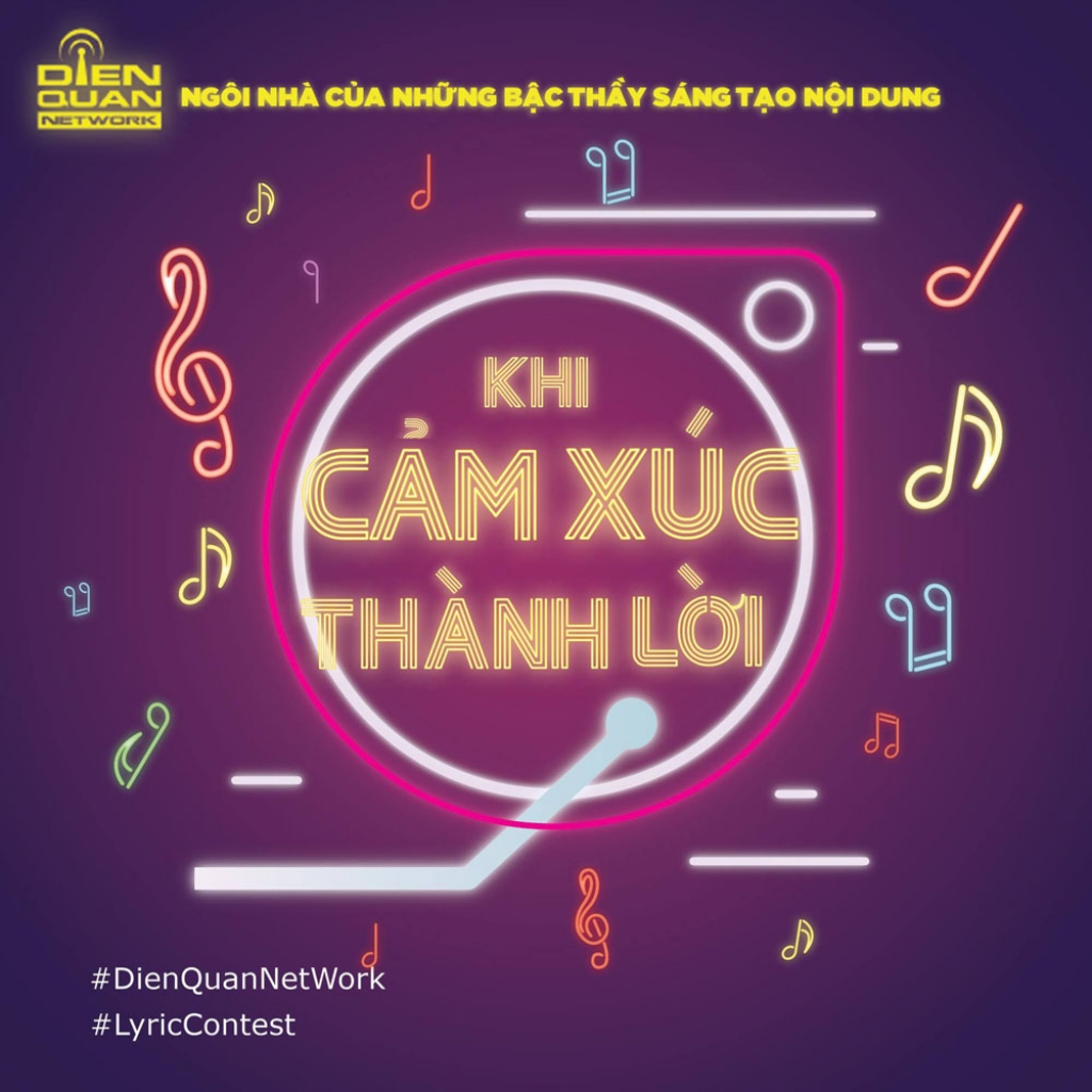 lyrics video contest 2018 cuoc thi tu sang tac nhac danh cho cac ban tre yeu am nhac