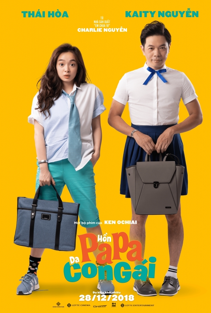 hon papa da con gai tung clip hau truong thu vi ve qua trinh hoan doi cua kaity nguyen va thai hoa