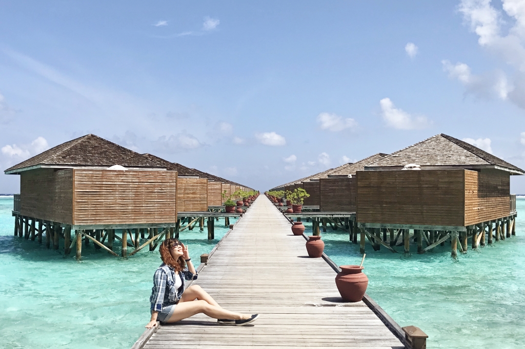 ngam binh minh o dao thien duong maldives