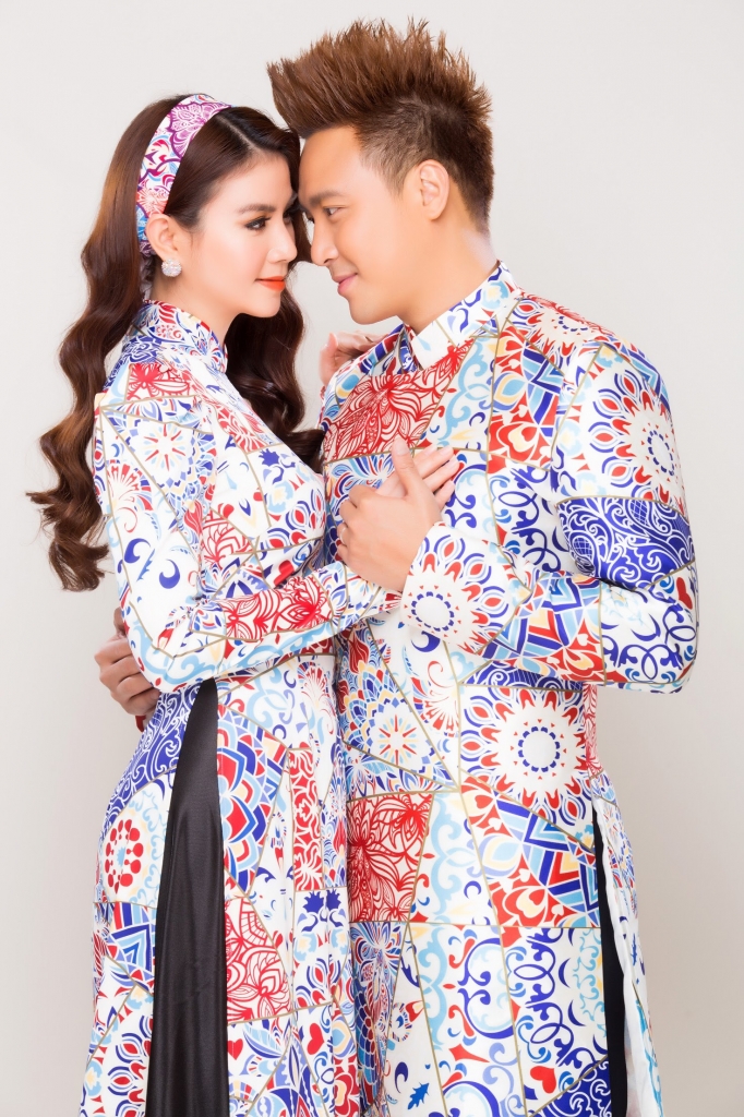 vo chong kha ly thanh duy tinh tu chup anh ao dai xuan