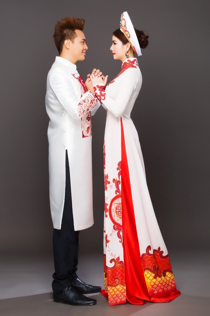 vo chong kha ly thanh duy tinh tu chup anh ao dai xuan