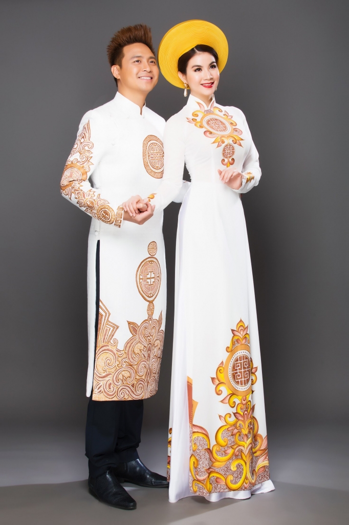 vo chong kha ly thanh duy tinh tu chup anh ao dai xuan