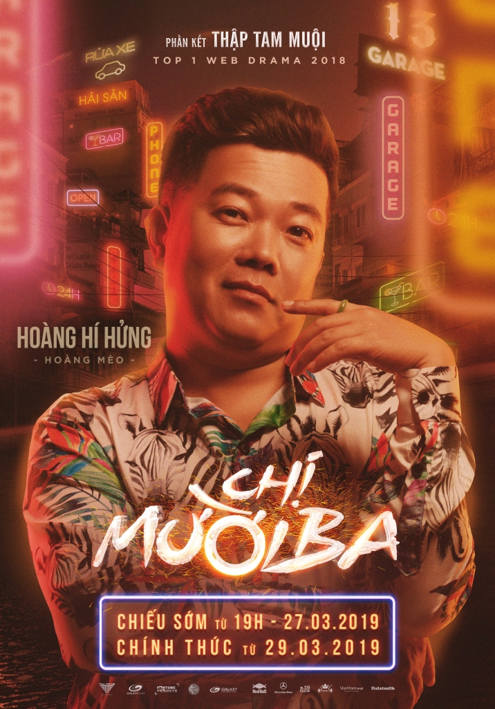 chi muoi ba tung loat poster gioi thieu dan nhan vat cuc chat