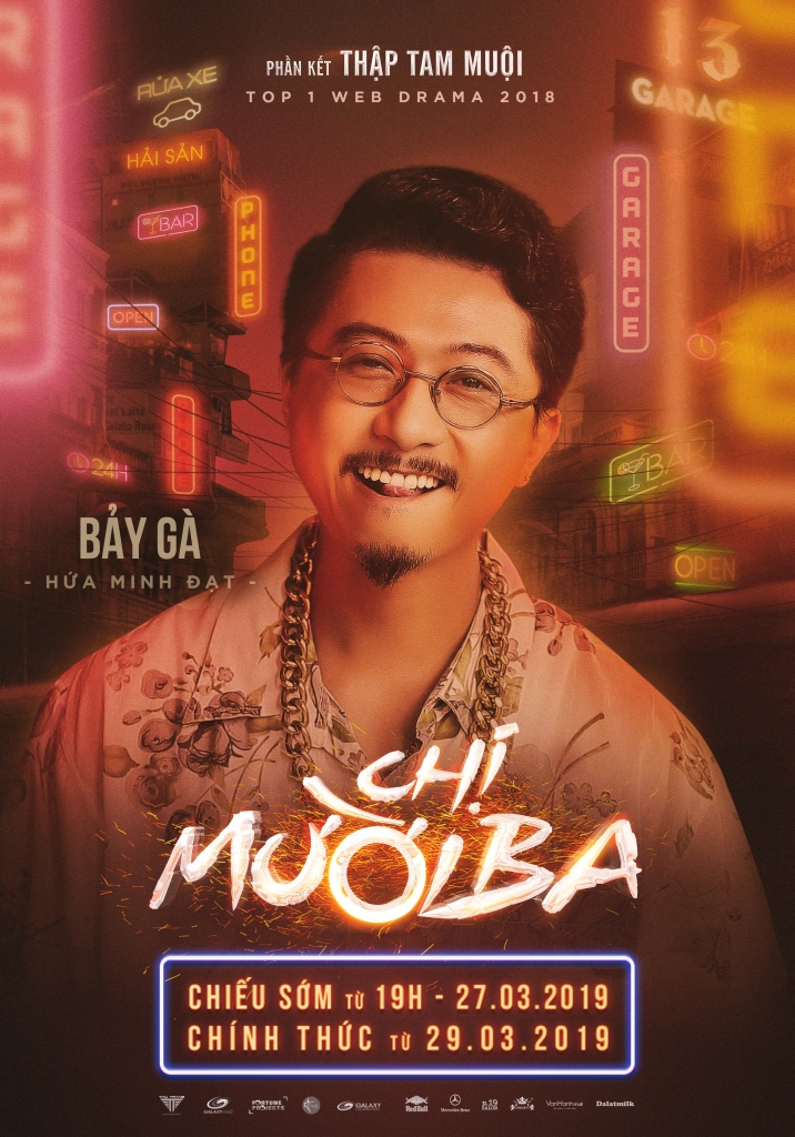 chi muoi ba tung loat poster gioi thieu dan nhan vat cuc chat