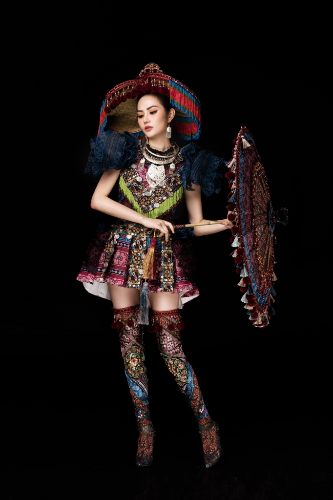 dieu linh mang trang phuc son nu hmong den voi miss tourism queen international 2018