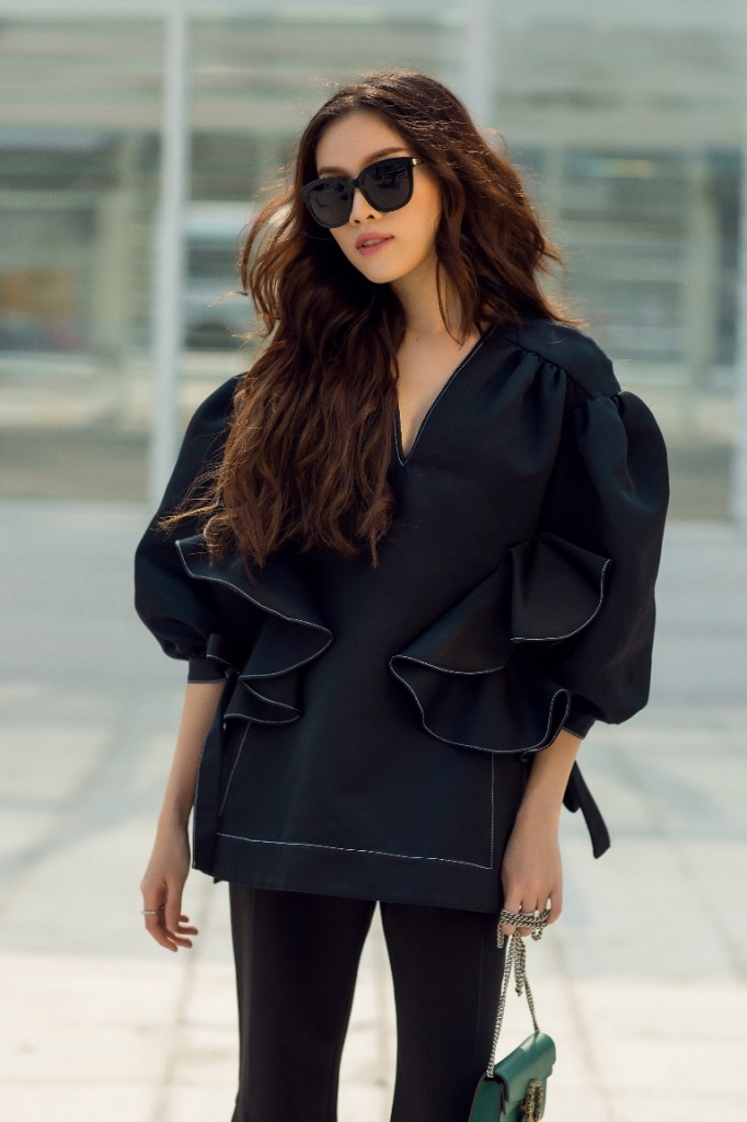 thanh thanh huyen khoe chat thoi trang street style sanh dieu don he