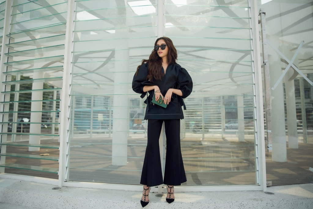 thanh thanh huyen khoe chat thoi trang street style sanh dieu don he