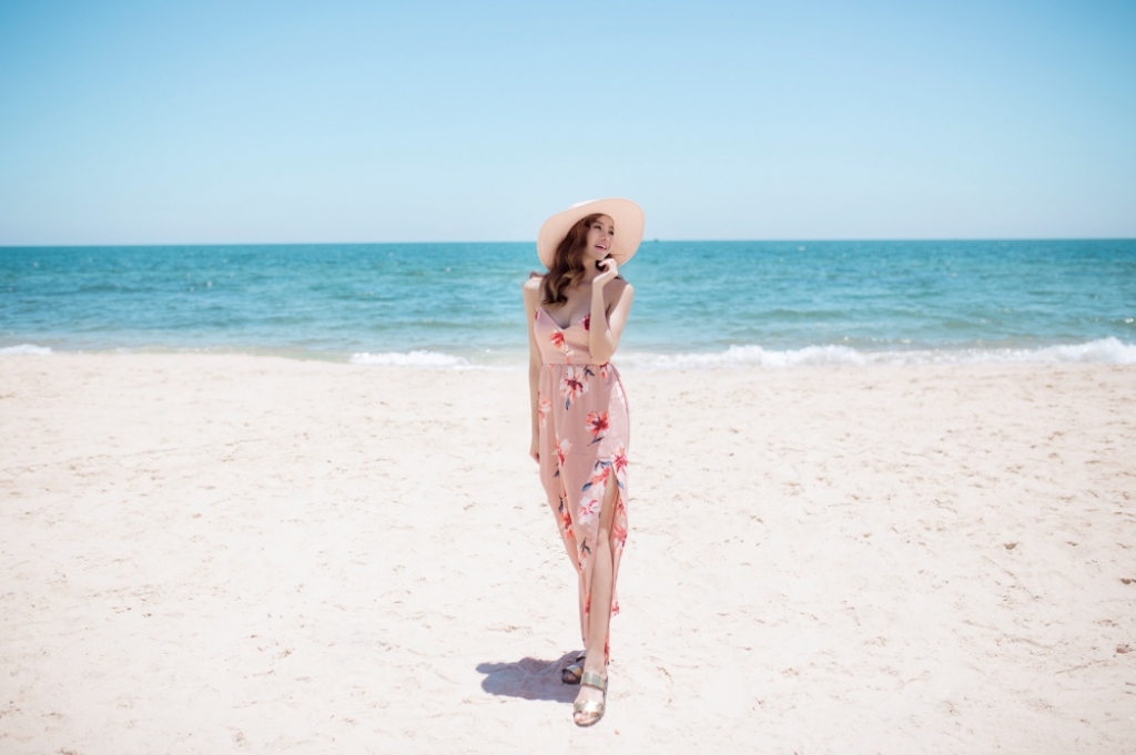 kieu ngan mong manh yeu kieu tai thien duong maldives viet nam