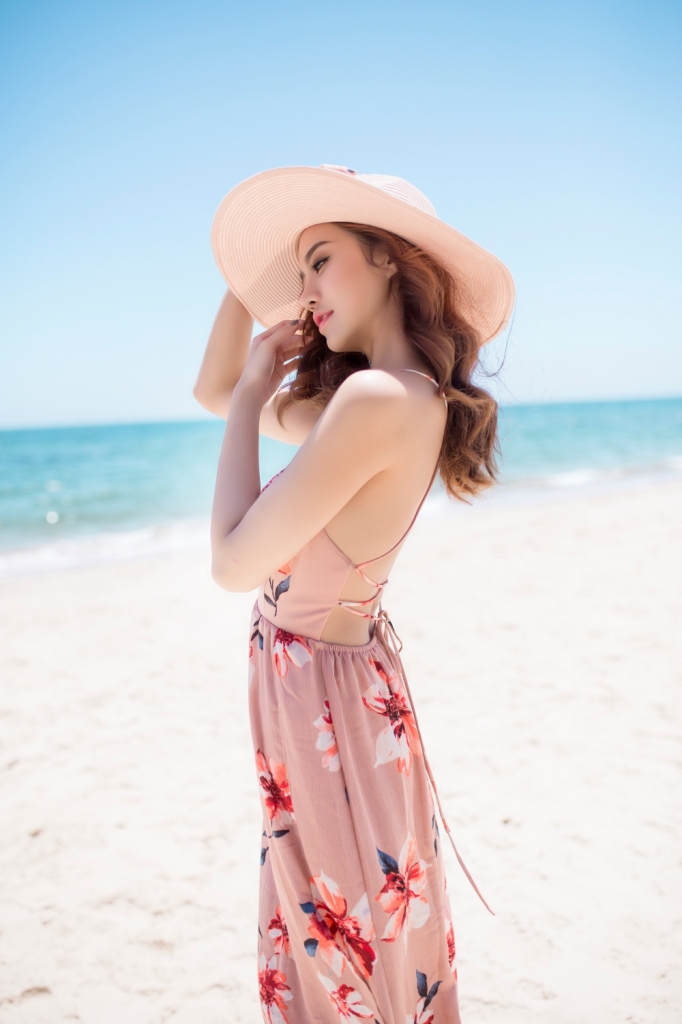 kieu ngan mong manh yeu kieu tai thien duong maldives viet nam