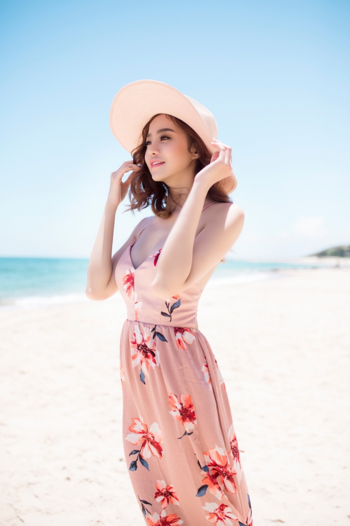 kieu ngan mong manh yeu kieu tai thien duong maldives viet nam